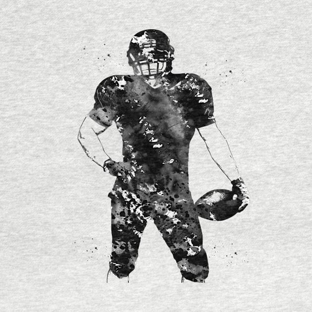 American Football Player by erzebeth